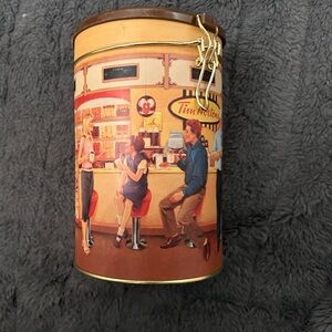 TIM HORTONS LE #001 First Edition GATHERING PLACE Coffee Tin / Canister